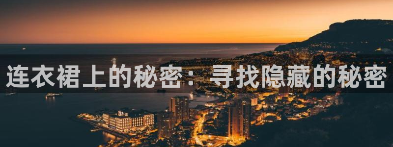 汗汗漫画羞羞：连衣裙上的秘密：寻找隐藏的秘密